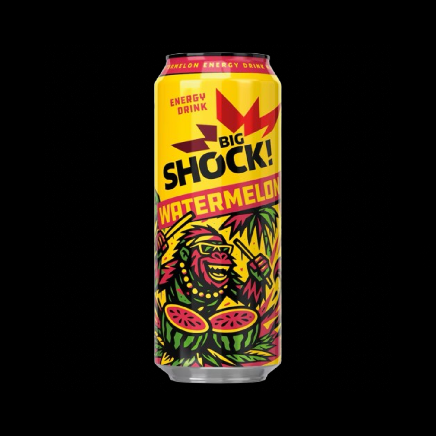 Big Shock Watermelon – energetický nápoj s melounovou chutí