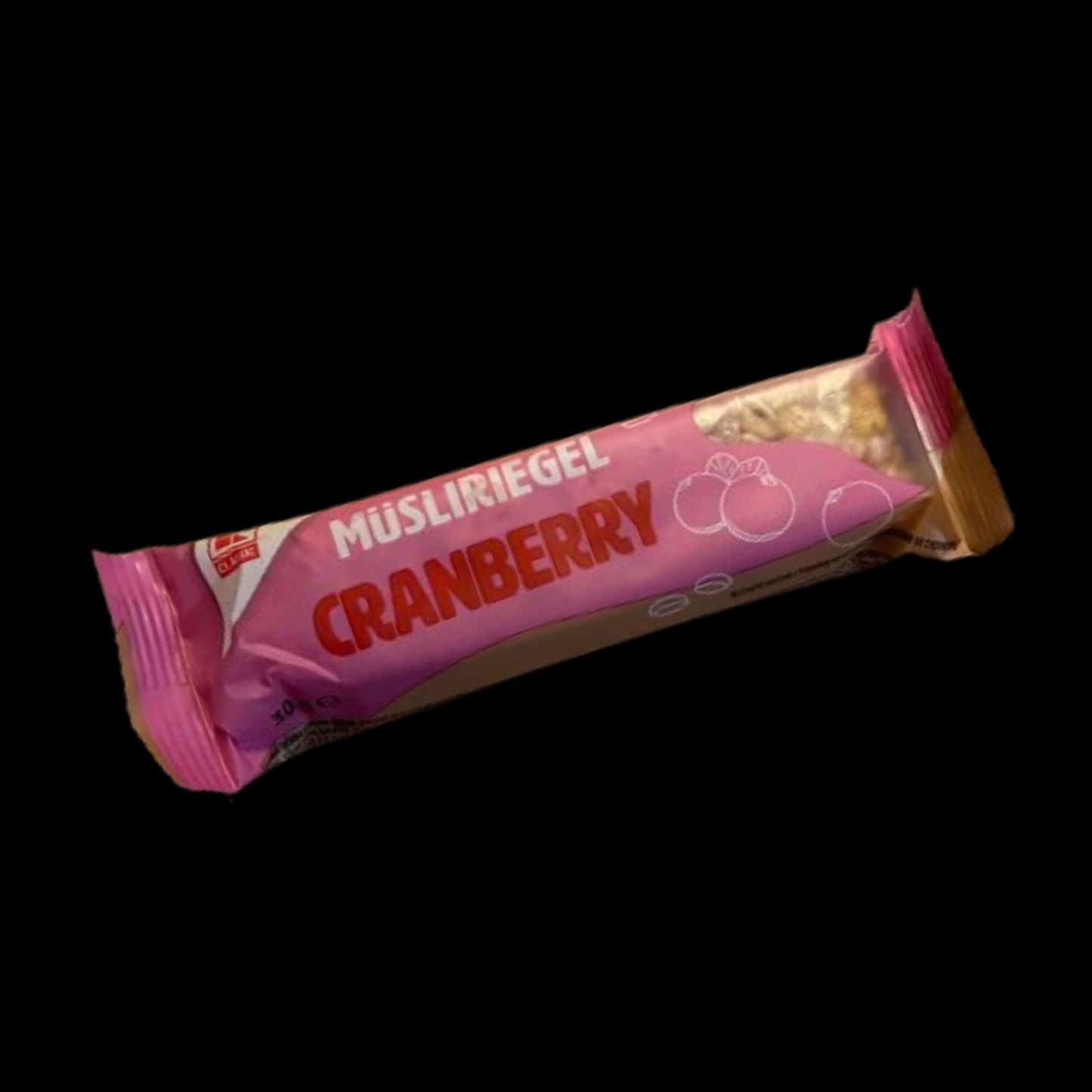 Musliriegel Cranberry – Cereální tyčinka s brusinkami