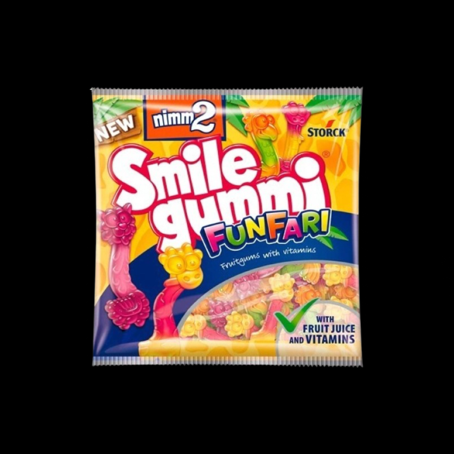 nimm2 Smile FunFari – Ovocné želé safari s vitamíny 90 g