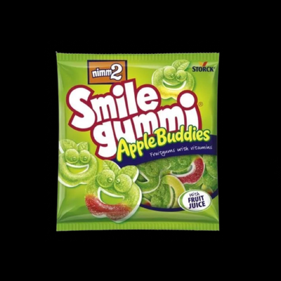 nimm2 Smile AppleBuddies – Jablečné želé bonbony s vitamíny 90 g