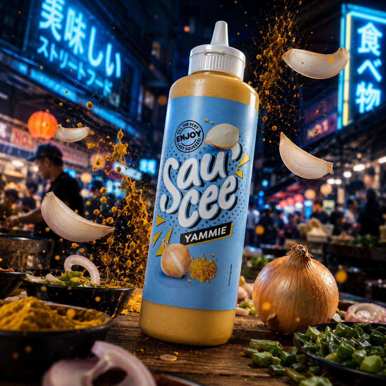 Yammie Sau'cee Kari a cibule 500 ml
