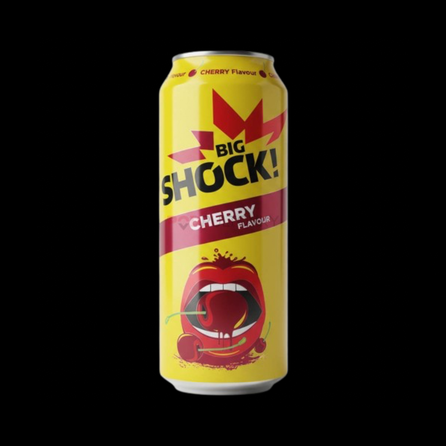 Big Shock Cherry – energetický nápoj s příchutí třešně