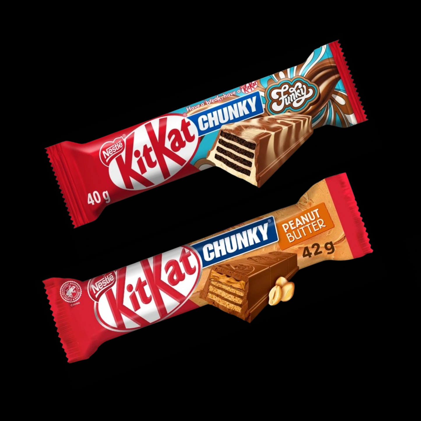 KitKat Chunky Funky – křupavá oplatka v mléčné čokoládě