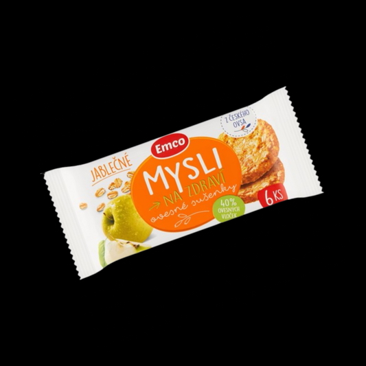Emco Mysli na Zdraví Ovesné sušenky Jablečné 60 g