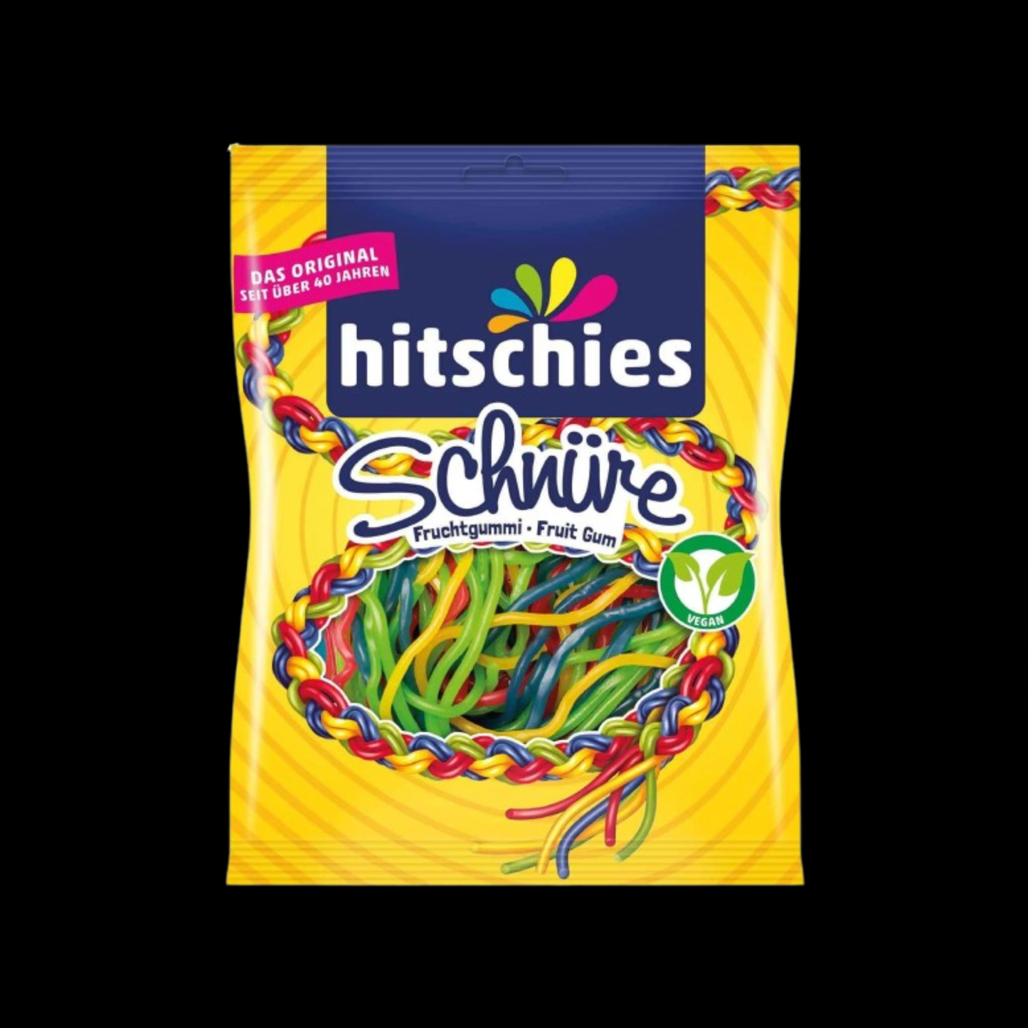 Hitschies Barevné Ovocné Provázky 125 g – Německé želé bonbony