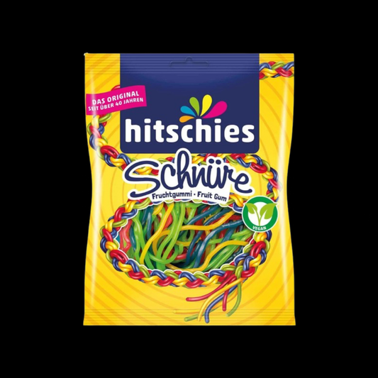Hitschies Barevné Ovocné Provázky 125 g – Německé želé bonbony