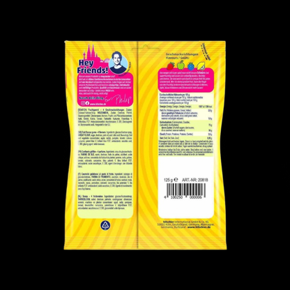 Hitschies Barevné Ovocné Provázky 125 g – Německé želé bonbony