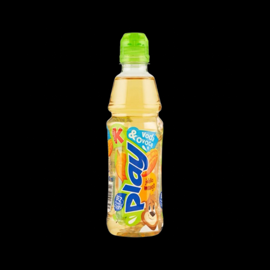 Kubík Play! Voda & Ovoce Jablko Mango 400 ml – Ovocný nápoj bez přidaného cukru