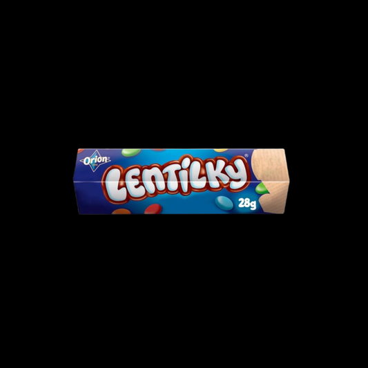 Lentilky 28 g – Barevné čokoládové dražé