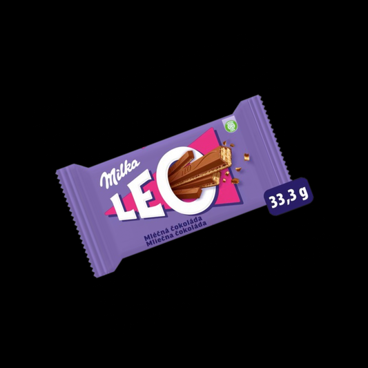 Milka Leo – křupavá oplatková tyčinka v mléčné čokoládě