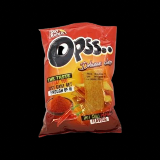 MC Robin Ops's Delicious Chips Hot Chili Paprika Flavour