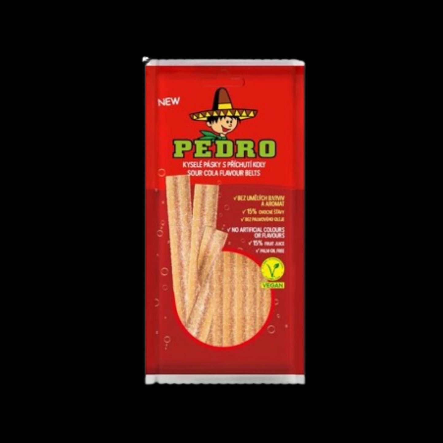 Pedro Kyselé Cola Pásky 🥤 – retro chuť, kyselý twist