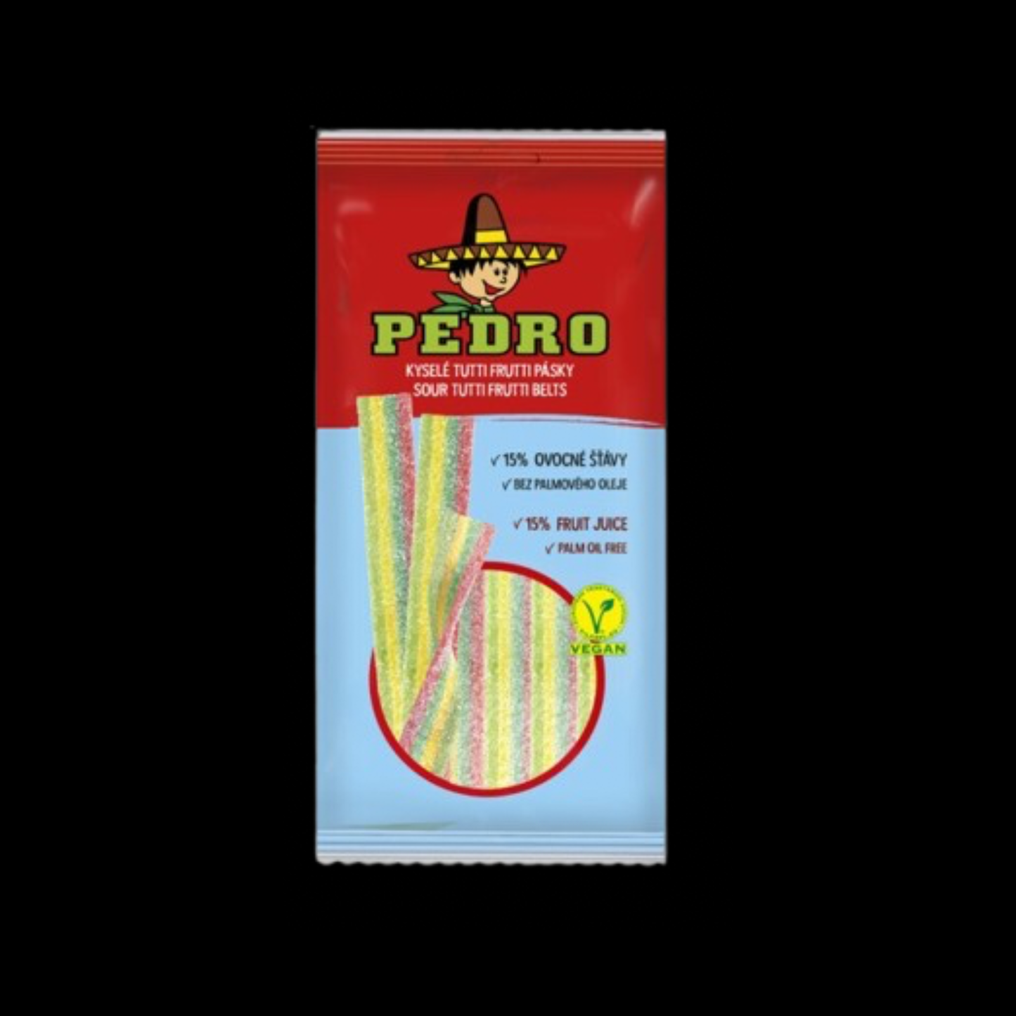 Pedro Kyselé Tutti Frutti Pásky ⚡ – sladko-kyselý nářez