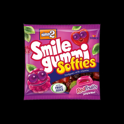 nimm2 Smile Softies Red Fruits – Měkké ovocné želé s vitamíny 90 g