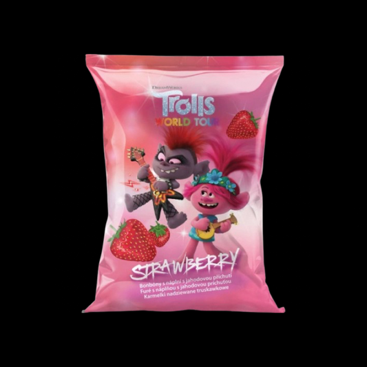 Trolls World Tour Strawberry – Jahodové želé bonbony